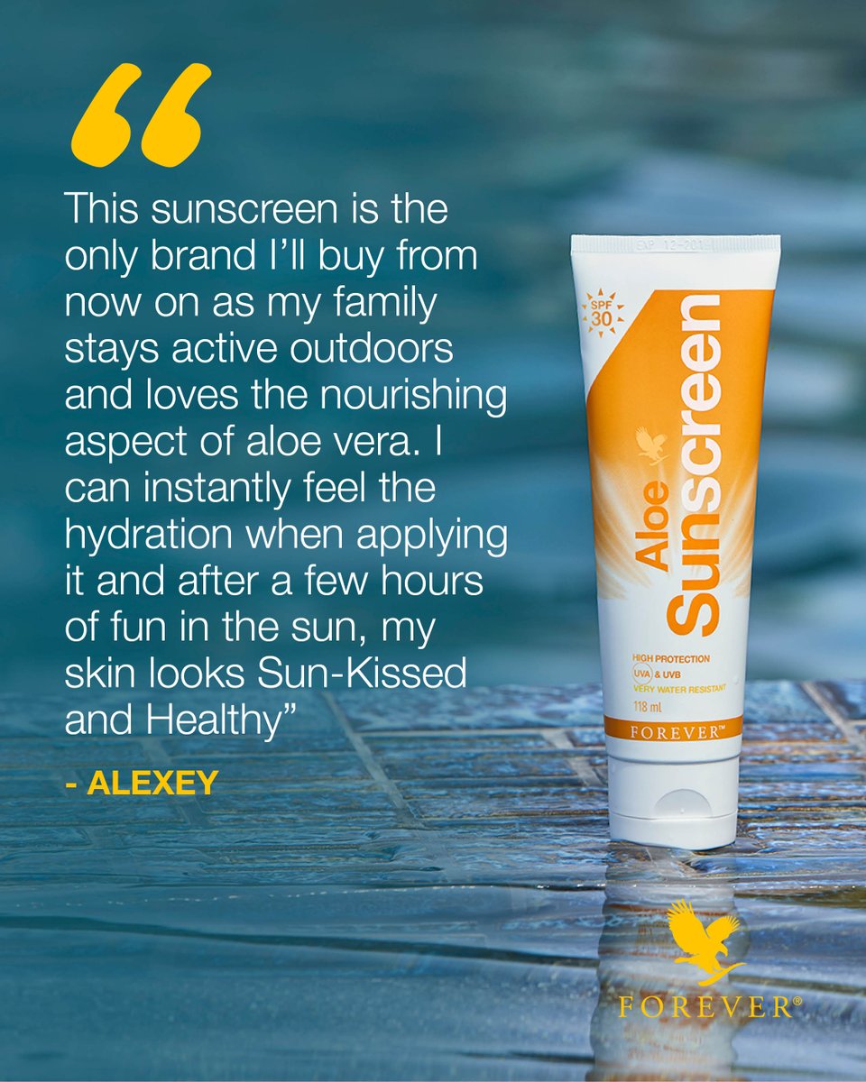 What do you love most about our Aloe Sunscreen?