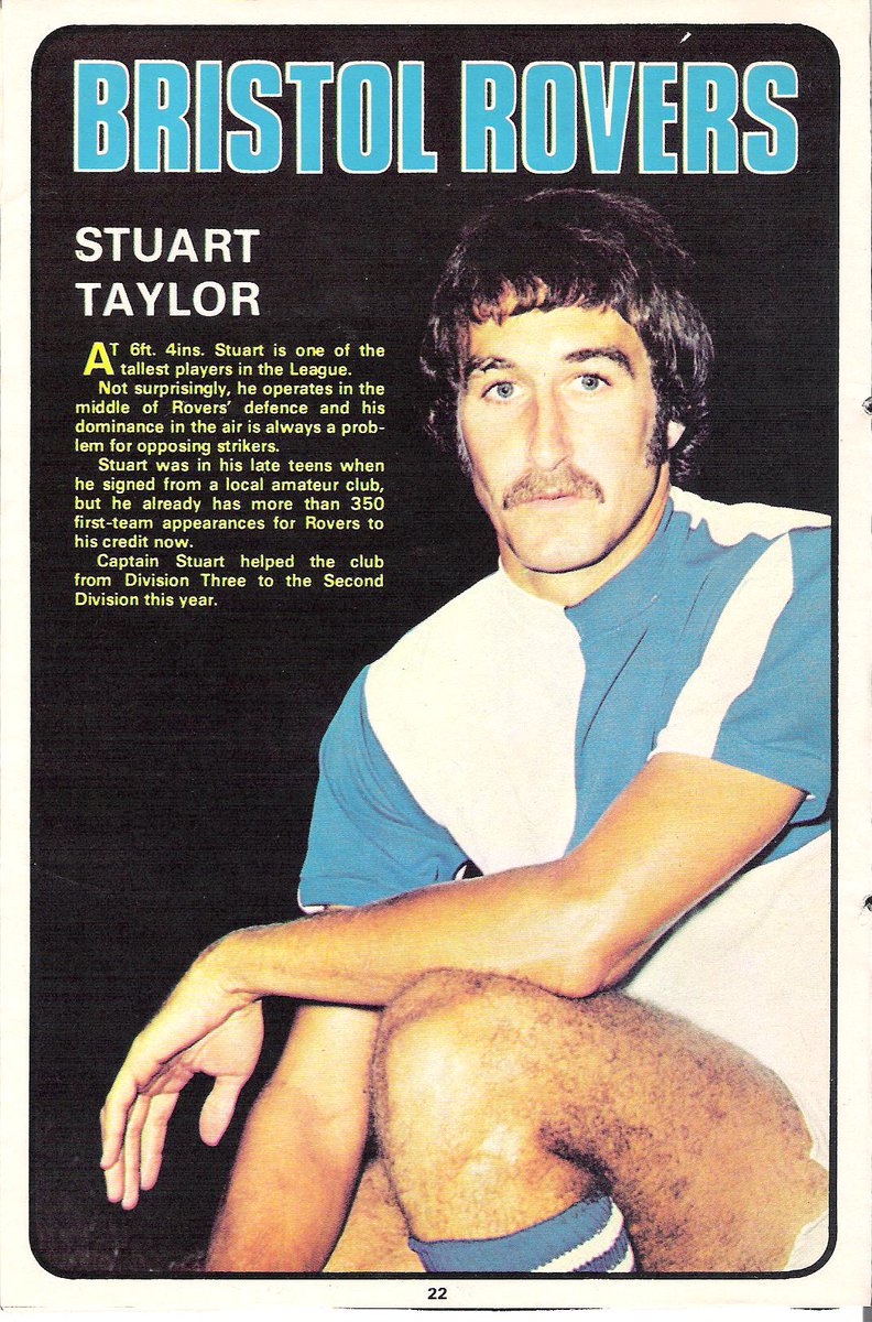 ScotsFootyCards's tweet photo. #StuartTaylor #BristolRovers #Shoot! 1974-10-19 https://t.co/nWIE6z1rok