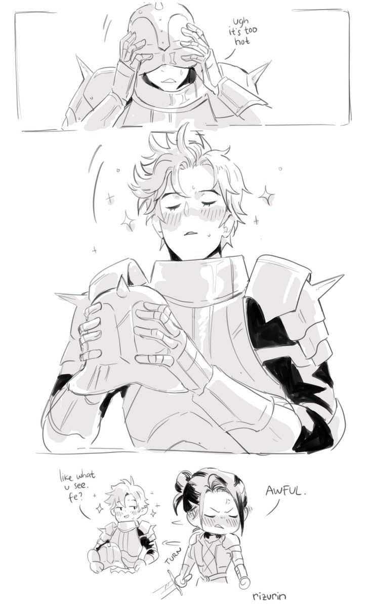i just realized i never draw soldier class sylvain 