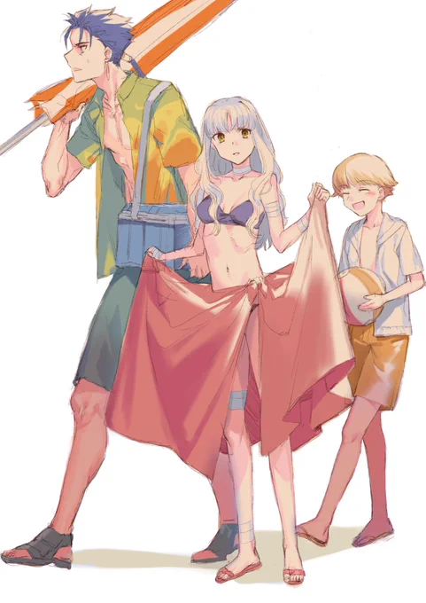 計画性無く描いてたらなんかよくわらん構図になった 