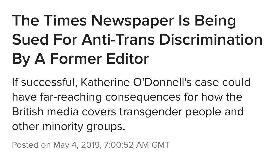 Strangely, The Times decided to publish an article about this non-story.This is the equivalent of a big twitter account ‘quote tweeting’ a small one as a laser-target to their followers, in an attempt to intimidate.Not so strange given The Times history with trans issues? 