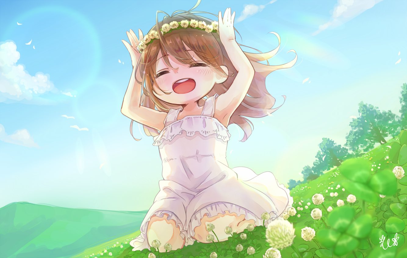 緑野 花 女の子描くの楽しい 女の子のイラストだけで興味を持ってくれる方へ届け T Co Qgu2ei1bnj Twitter