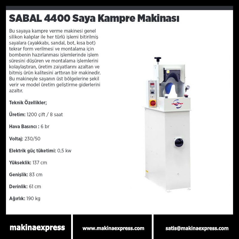 SABAL 4400 SAYA KAMPRE MAKİNASI
#saraciyemakinası #sayamakinası #derikemermakinası #makinaexpress #sayadikişmakinası #konfeksiyondikişmakinası #fortbombe #ayakkabımalzemesi #saraciyemalzemesi #ökçeborusu #sarfmalzemesi #makinaaksesuarları #yedekparça #ökçeiçkalıpmalzemesi