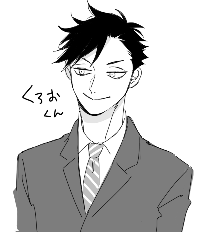 リラックス効果を求めて描いたくろおくん 