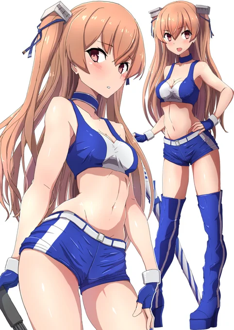 お題箱よりレースクイーンっぽいジョンストンちゃん 