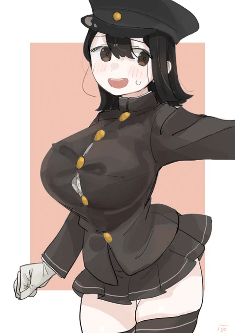 [skeb]あきつ丸かかせていただきました～ ムチムチのパツ 