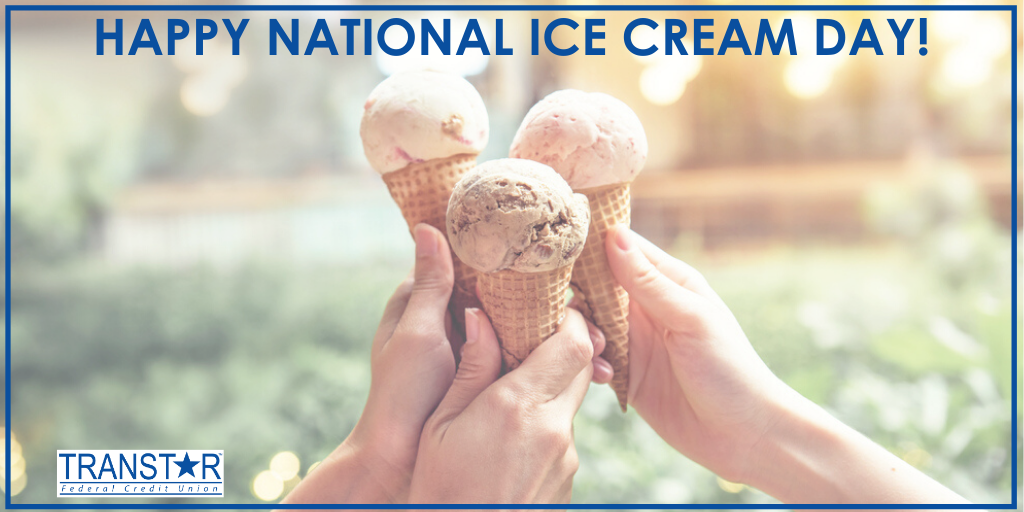 TranstarFCU's tweet photo. We scream for ice cream! Treat yourself. It's National Ice Cream Day!
#TranstarFCU #Texas #Houston #Holidays #LoveOurMembers #HoustonTexas #CreditUnionWay #MembersFirst https://t.co/j0E79oJGh3