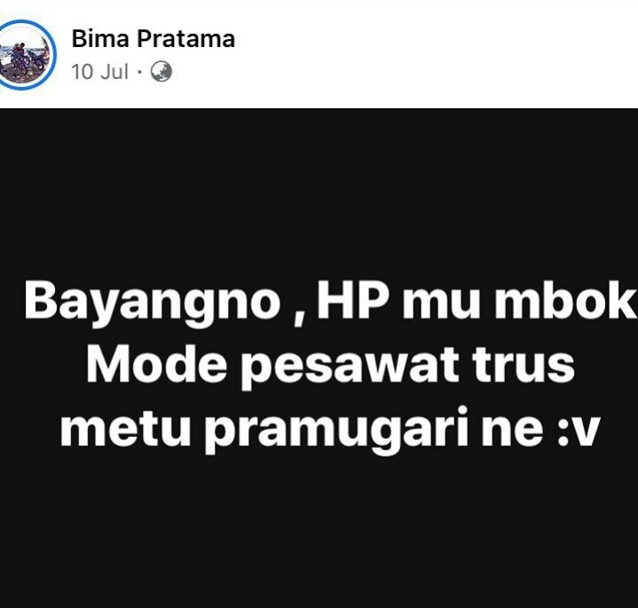 Bayangno lur 😂