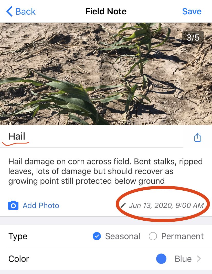 Heres another way I use <a href="/FieldViewCanada/">FieldView Canada</a> everyday. My territory is pretty big so the field notifications tell me where’s too wet to scout or like this example where I better go check my plot!! Great way to decide what direction I’m headed! #efficiency #agronomy <a href="/Bayer4CropsCA/">Crop Science Canada</a>