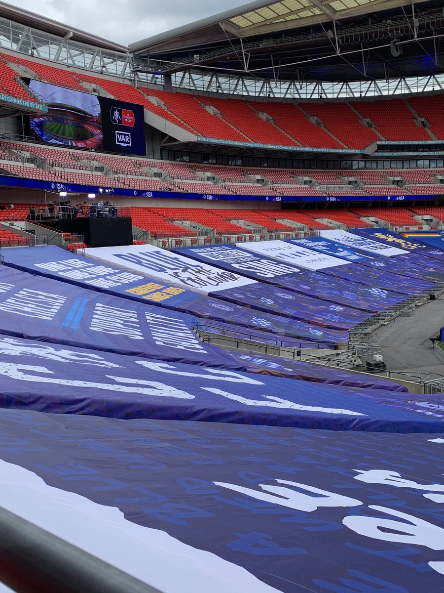CentreCircle1's tweet photo. We’re back at the national stadium today for the second FA Cup semi final between Chelsea and Manchester United! Let’s hope our staff have a good shift! #CCircle https://t.co/i6dLWGWVT9