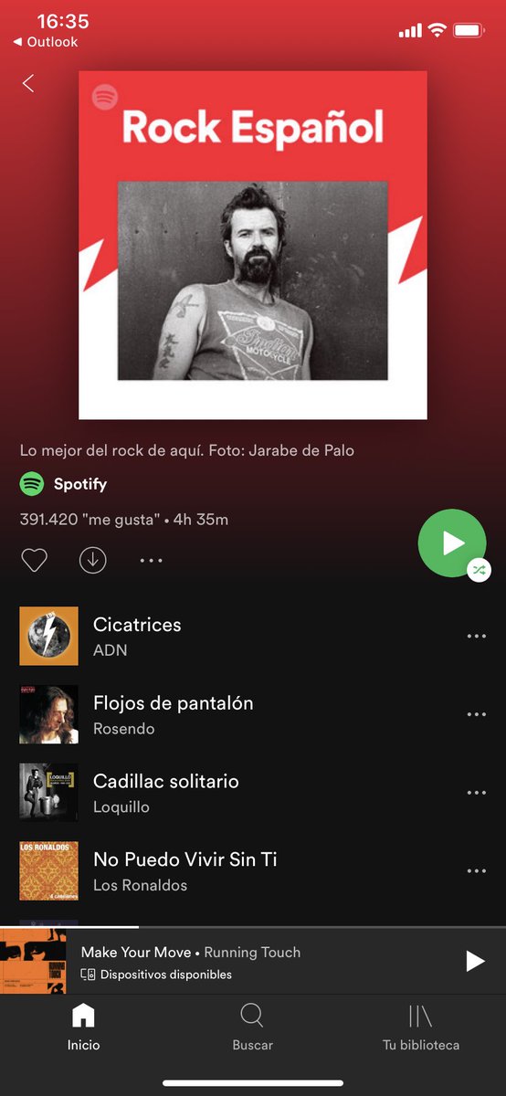 Un domingo perfecto para escuchar la lista de Rock Español de <a href="/SpotifySpain/">Spotify Spain</a> ahí están nuestras cicatrices