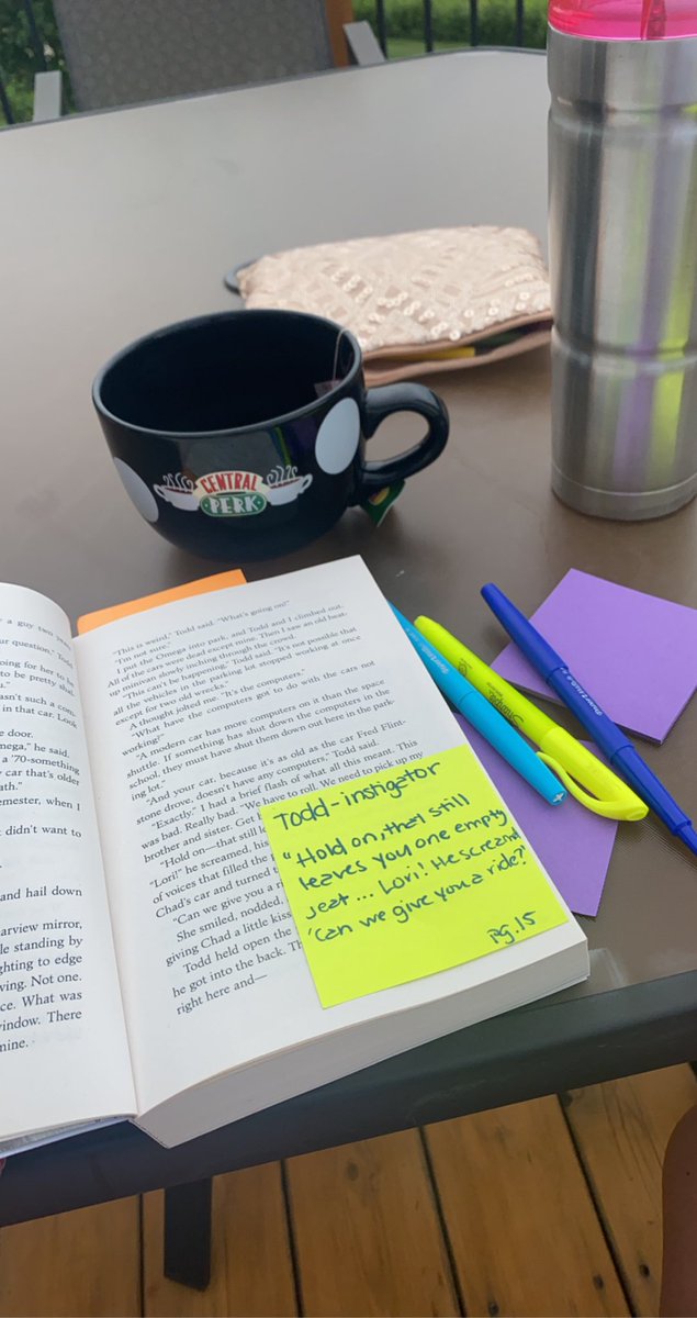 MsLindner6's tweet image. Starting a new book today! Reading with Deep Study of Character in mind. Practicing what I preach to our 6th graders- jotting character traits as I get introduced to characters that seem important. @TCRWP @MikeHerdliska @SolonCSD #mybffstickynotes