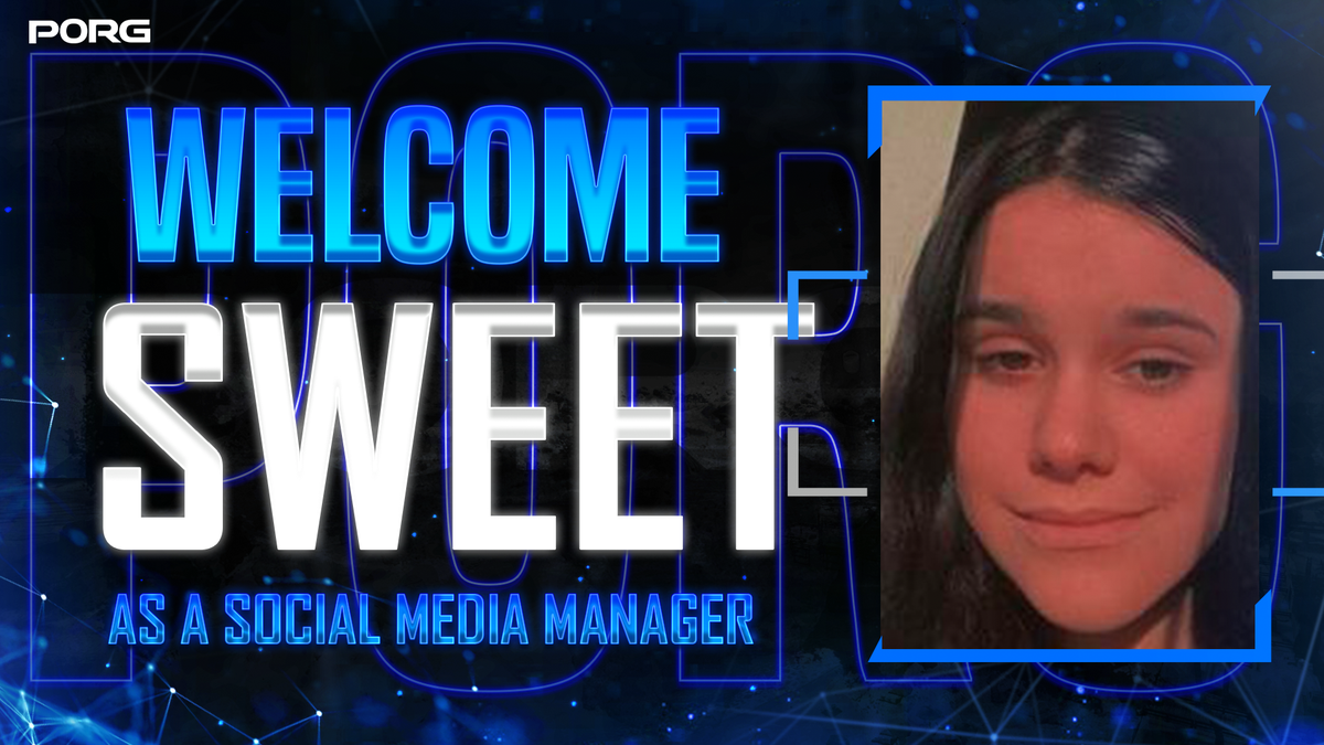 PORGEsports's tweet photo. We are excited to announce our newest manager:

Welcome @SweetFNBR 

We wish you success in your role

#WeArePORG 🌊 https://t.co/ypIJCxjegW