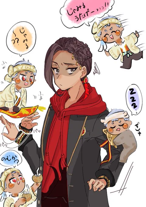 そういえば昨日すからびあ合作しました…ジャミル美しくて楽しかった☺️ 