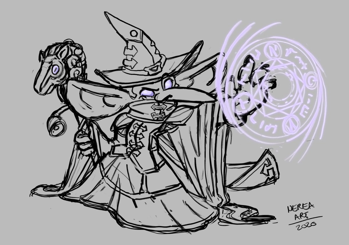 NereacanoArt's tweet photo. Langle sketch! The goblin commission of @GrumpyOldDorf https://t.co/TEzzkO0GTg