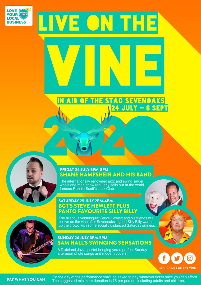 Our very own <a href="/SillyBilly_Ant/">Ant Payne</a> is joining the line up for next weeks @OnTheVineLive - who’s coming?