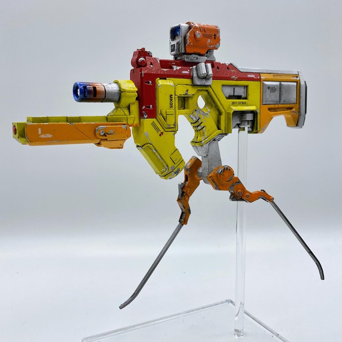 wearerobots_au's tweet photo. Thanks everyone who joined me over on Instagram Live this weekend. I managed to get the #Borderlands3 #gunwithlegs kit all painted up and finished for @scarlettegamr and Iβm really happy with how it turned out.
Expect more live streaming from us on the future. https://t.co/vFeWC4SMGo