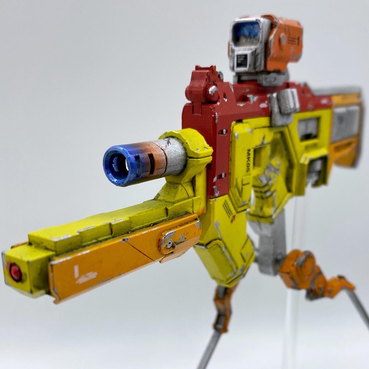 wearerobots_au's tweet photo. Thanks everyone who joined me over on Instagram Live this weekend. I managed to get the #Borderlands3 #gunwithlegs kit all painted up and finished for @scarlettegamr and Iβm really happy with how it turned out.
Expect more live streaming from us on the future. https://t.co/vFeWC4SMGo
