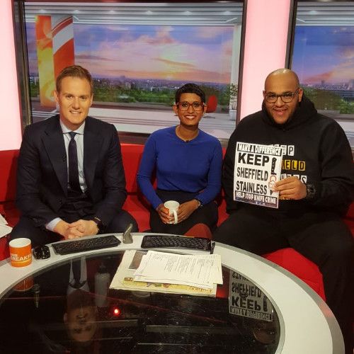 The time I was live on @bbcbreakfast to talk about #knifecrime. It was unreal. I really enjoyed it, @mrdanwalker , @bbcnaga and the rest of the team were really nice.

Pre-order #ONEKNIFEMANYLIVES now from buff.ly/3fQgO8U #DomesticViolence #suicide #bbcnews #bbcbreakfast