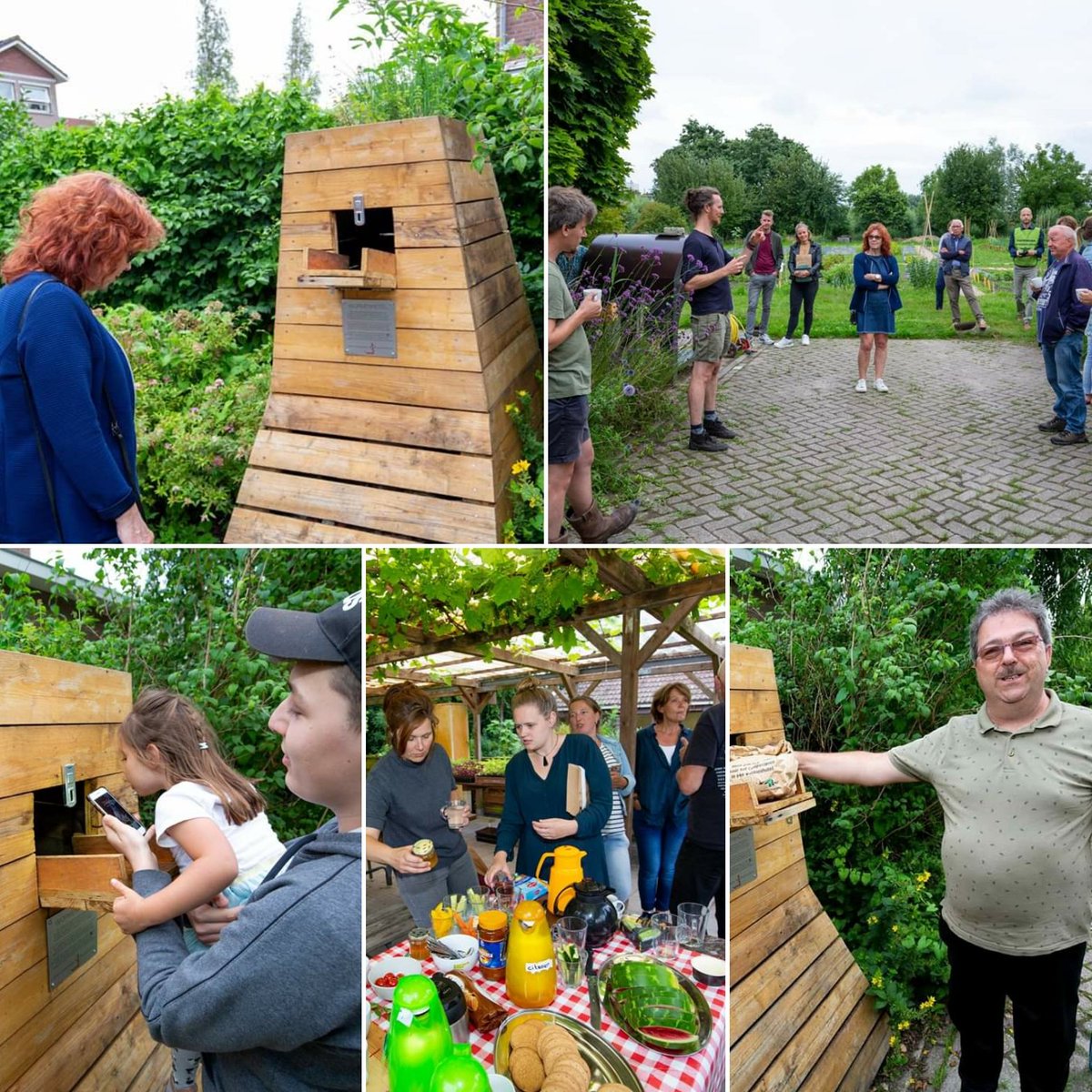 wormenhotel's tweet photo. Feestje!!! Woendag 15 juli opening #Wormenhotel @Overschie op #educatievetuin Tamarinde van @NatuurstadRdam. Met 'n leuke #buurtcompost workshop van Arie van Ziel van https://t.co/EQH4LsYGpJ en Wouter Bauman v/h @Milieucentrum. Per hotel kunnen zo'n 25 - 30 huishoudens meedoen. https://t.co/qDBHkEu1It