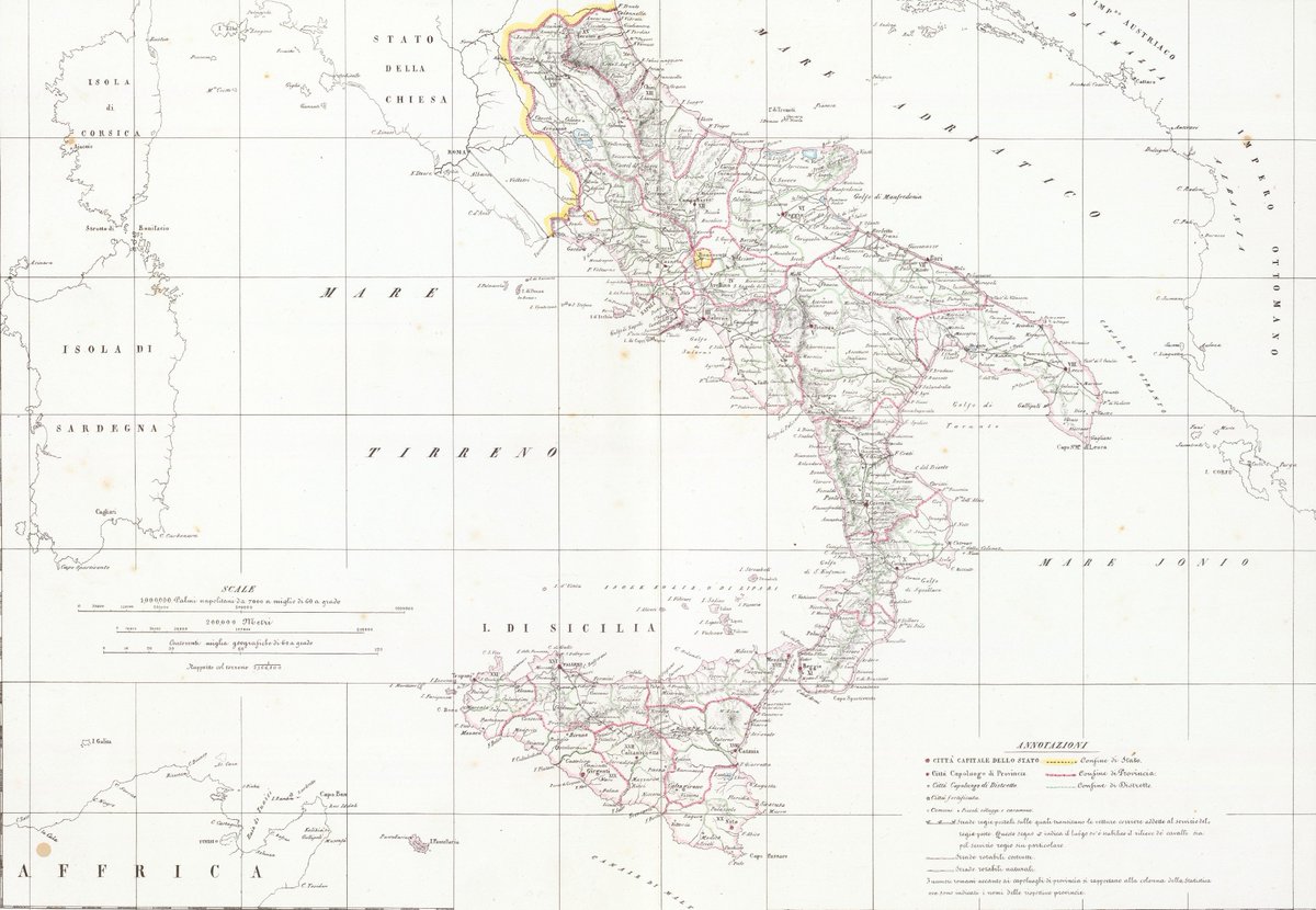 Avant l'unification italienne en 1860, le Royaume des Deux-Siciles ou Royaume de Naples est l'un des plus importants en Méditerranée. Du coup, les affaires de commerce et de piraterie le concernent au plus haut point.