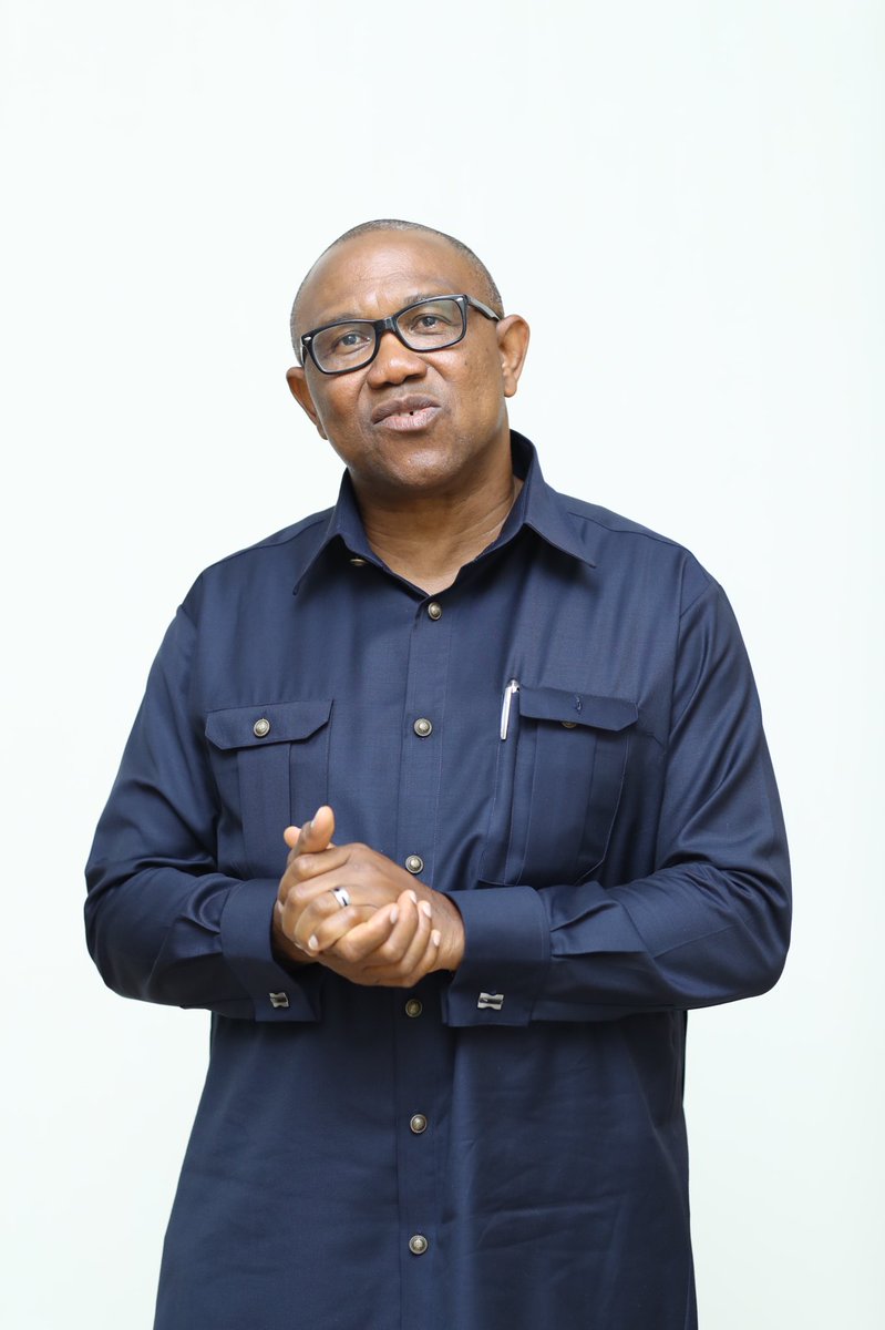atiku's tweet photo. On behalf of my family, I wish former Vice Presidential candidate and former Governor of Anambra State whose governance imprints still sustain years after, @PeterObi, a most memorable 59th birthday celebration. I wish you many more years in good health and service. -AA https://t.co/r89R1wsd1V