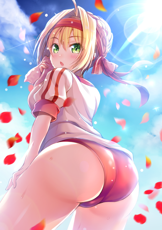 ネロ・クラウディウス(Fate) 「女の子に色々着せたり 大きな胸を描いたり揺らすのが好きです、届きましたら嬉しいで」|泉水茜のイラスト