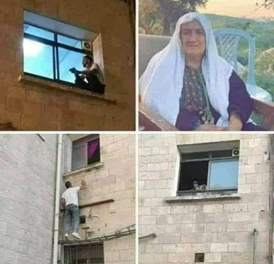 nadeemcyclist's tweet image. This son #waited for his #mother on the window of her hospital room. He #accompanied her throughout the period of her Quarantine
 He did not leave her for a smoment.He #climbed the #hospital walls to be  sociable in her #loneliness  through the #window
@ashraf_wani @Gousia_Mir_