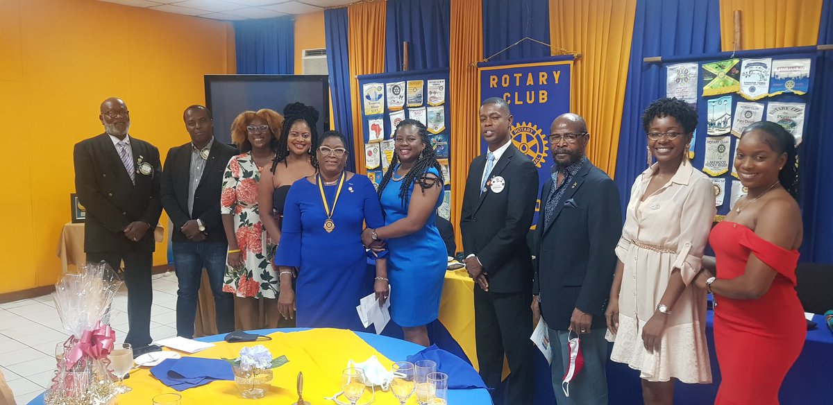 rotaryportmore's tweet photo. Highlights from our Installation last evening evening! Congratulations to President Shirley Gayle and her team we know you will have a successful year. Thank you IPP Verdane for all your hard work and dedication in the last rotary year. #RCPstrong https://t.co/TjesFOMlfh
