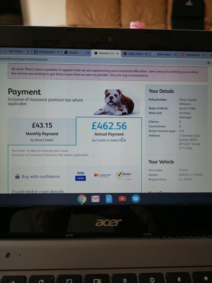 jflautos's tweet photo. @Churchill any idea what's going on with your website, I'm unable to complete a purchase https://t.co/GYGuDy0gCq