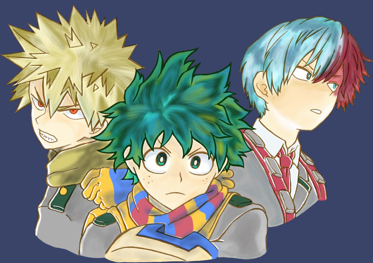 Morikirinもりきりん ヒロアカのこのイラストが好きで2回も描いちゃったのです 笑 ヒロアカイラスト 緑谷出久 轟焦凍 爆豪勝己 Morikirinもりきりん ヒロアカのこのイラストが好きで2回も描いちゃったのです 笑 ヒロアカイラスト 緑谷出久 轟焦凍 爆豪勝己