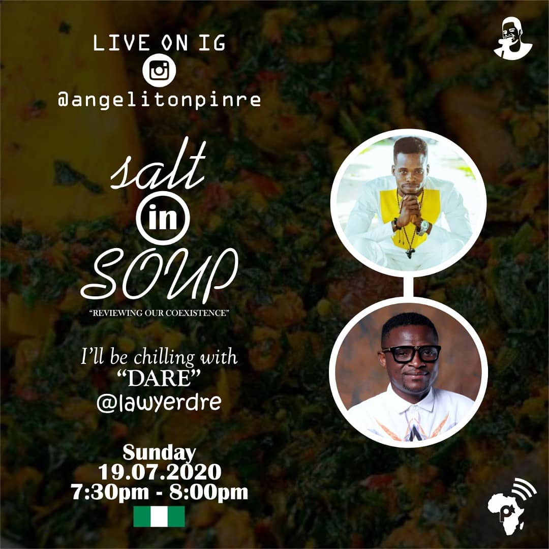 angelthesalt's tweet photo. Where are those INGREDIENTS? We'll be IN SOUP later tonight to continue "REVIEWING OUR COEXISTENCE" π₯π
_
DARE @lawyerdre π³π¬ will join me to answer two questions kpere...
_
Featuring: Tori Inside Pot and Spice for the week. π
_
See you later. #Relationships #Human #SaltInSoup https://t.co/nlLeKDqOK9