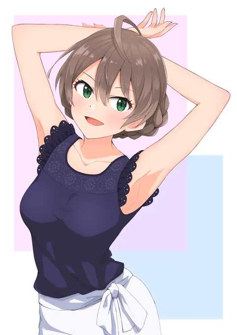 脇見せ歌織さんらくがき!
#桜守歌織 #ミリシタ 