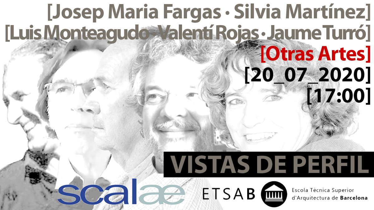 scalae's tweet photo. +Otras Artes (de arquitectos) Vistas de Perfil YouTube SCALAE oficio y profesión aprendidos en @ETSABarcelona @la_UPC https://t.co/psYF6PBTGg https://t.co/9mJgJQAwbY #barcelona #scalae #etsabupc #arquitectos #alumnietsab #vistasdeperfil #etsabarcelona #otrasartesdearquitectos https://t.co/1yoVmMZdp0