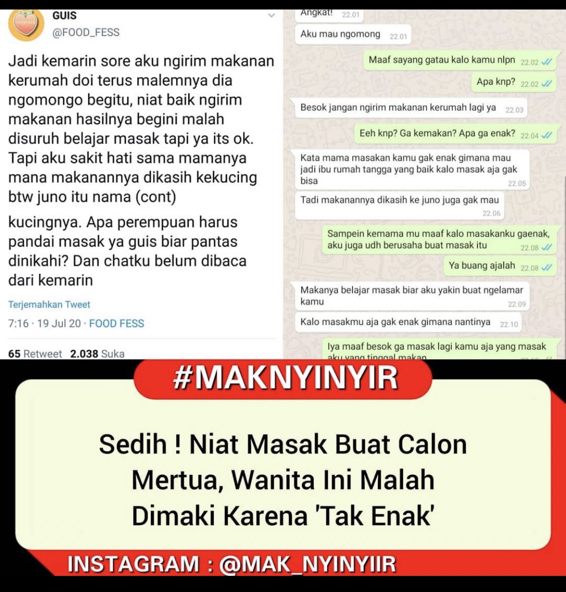 MelindaAghnia's tweet photo. Padahal cuma baca, tapi ikut nyesek 😭 https://t.co/l6Ts72nDuB