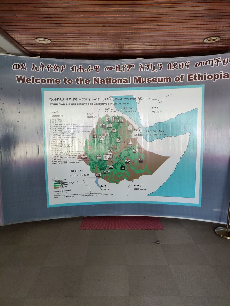 So while walking back home saw the National Museum of Ethiopia and since I had no plan was like why not and decide to go in to check it out. The price is 10 birr which is really cheap and decided to walk in and roam around