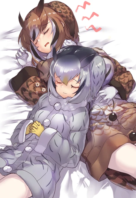 これは助手の寝心地を調べる博士🦉💤 