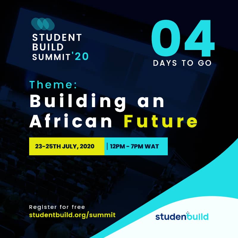 Hibm_4sdg's tweet photo. The clock is ticking, fellows and fellas! we all have 4 MORE DAYS TO GO!
You donβt want to miss this HUGE opportunity.
What are you waiting for?
Register here: https://t.co/EZhBFP4Al3
#StudentbuildSummit https://t.co/0Fb9VHC3IM