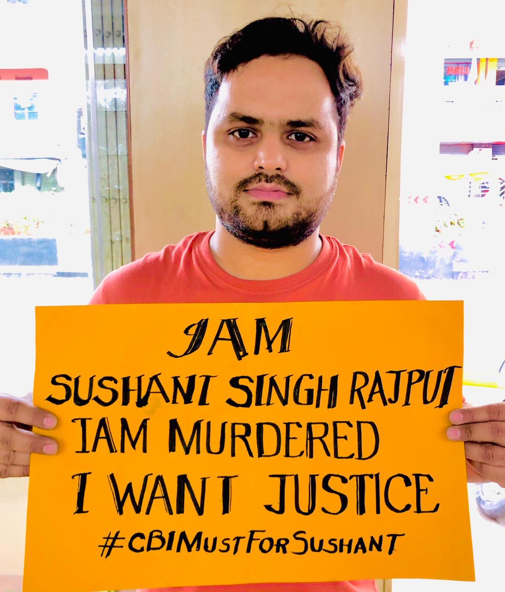 mksh91248702's tweet photo. #SushantSinghRajput was a very 
bright person who paced to the success of becoming Deserving Bollywood Star &amp; Now Deserves Justice &amp; Justice against the murders. 

#BollywoodMafia #KaranJohar #MaheshBhatt #SanjayleelaBansali #AdityaChopra #OnlyCBIForSSR 
#ArnabSpeaksToKangana https://t.co/J6PdC34ePe
