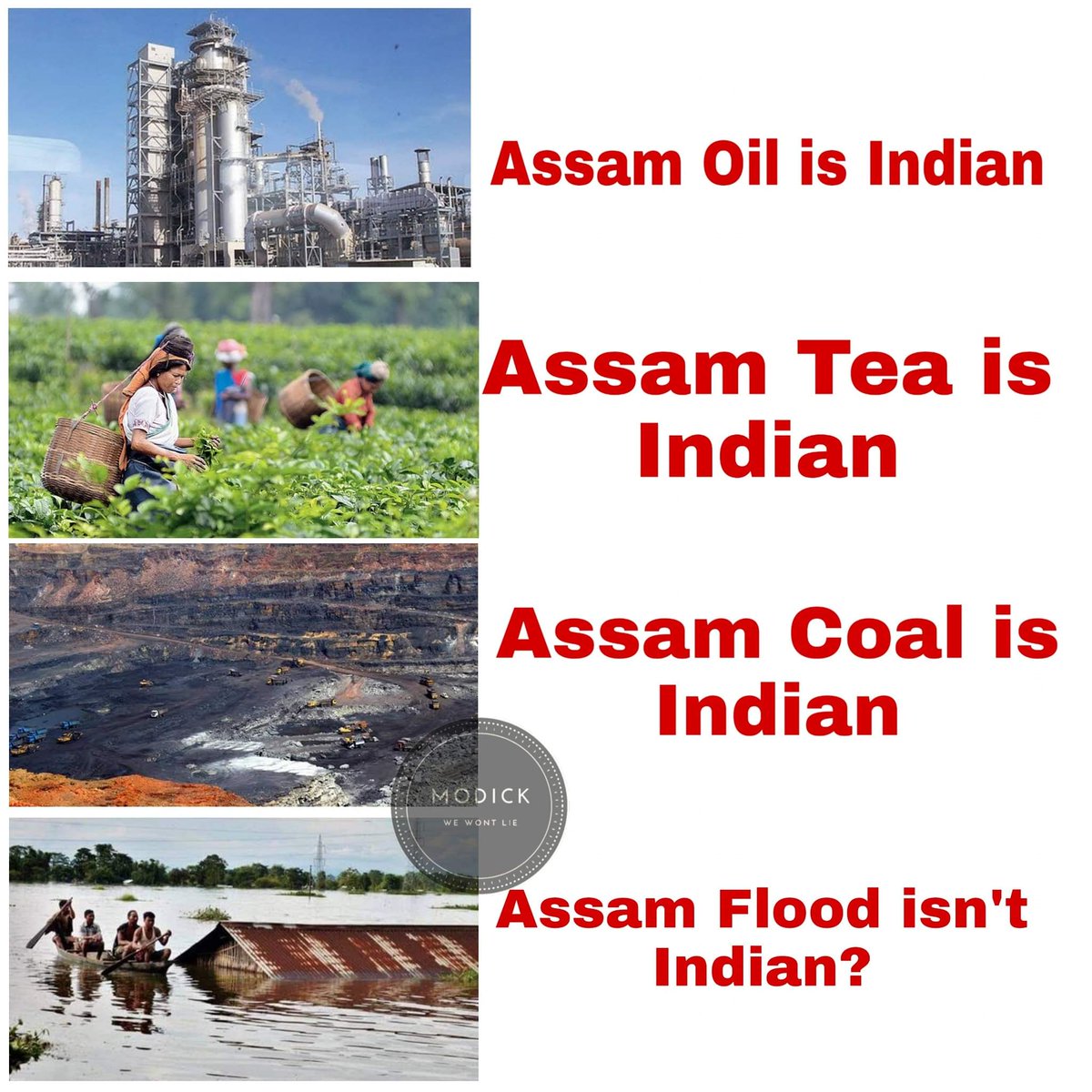 MrigenDas17's tweet photo. Isn't Assam a little part of India? Why media is too busy to take some nonsense news? Our DIVERSE country, because they care for all, 🙂 LOL. Only focus and cheers for Delhi Mumbai and all?
#pray_for_Assam🙏
@PMOIndia @rashtrapatibhvn @sakshijoshii @ArnabGoswamiRTV https://t.co/3KUrUa5Gpu