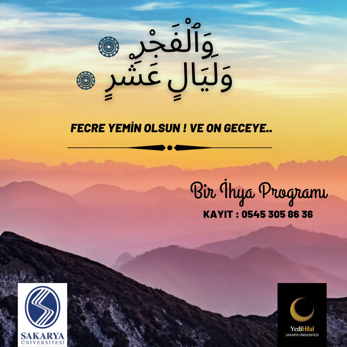 SAÜ YediHilal tweet media