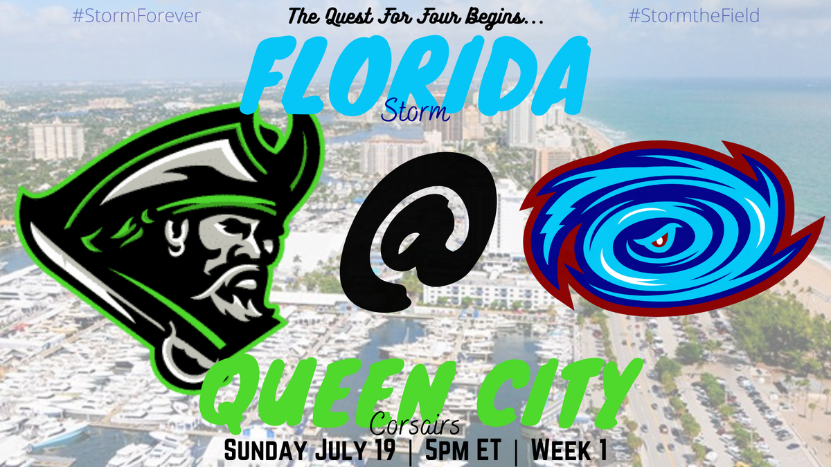SFL_Storm's tweet photo. Game Day!! Week 1 action against the @SFLCorsairs today at 5 pm eastern in the @simulationfl. @ForTheFansHQ #stormforever #MakeAnImpact https://t.co/2CfRMfwuEL