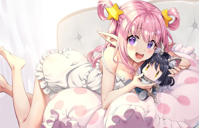 #女の子のイラストだけで興味を持ってくれる方へ届け
ハツネちゃん&シオリン
シズルお姉ちゃん&リノちゃん
ヨリ&アカリちゃん
の姉妹キャラが多めです。 