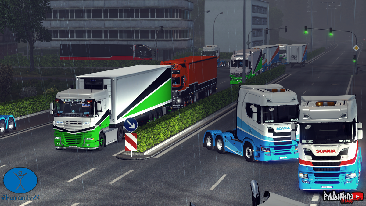 ofrtransbr's tweet photo. Bom dia 🌞🚛

Neste fim de semana, participamos do evento 
@Humanity242 
 com duração de 24 horas. Foi fantástico. 

Thank You! 💗🚛🚛🚛🚛🚛💗
@TruckersMP 
@SCSsoftware 
@Humanity242 
@TruckStop_Radio 
@ofrtransbr https://t.co/5kymXuM3rJ