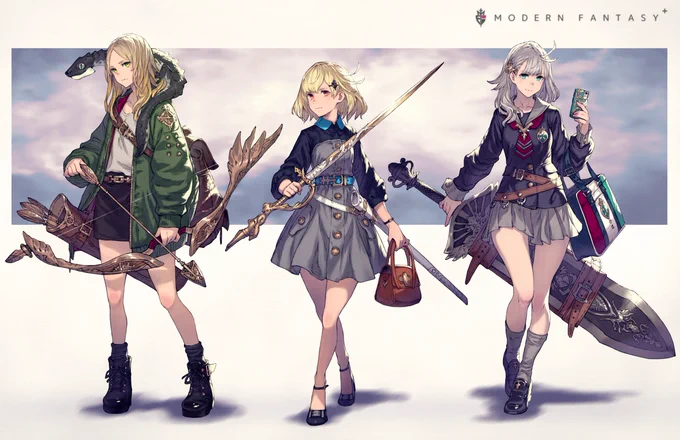 現代+ファンタジー 
