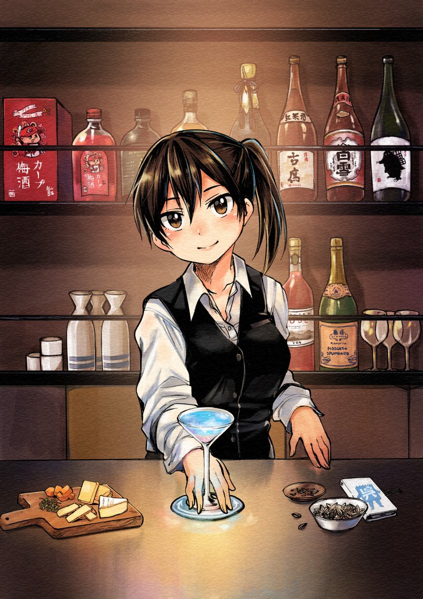 時雨(艦これ) ,雪風(艦これ) 「#女の子のイラストだけで興味を持ってくれる方へ届け
とどけ～ - ω - 」|桐沢十三🐐元構造解析全7巻発売中🐹のイラスト