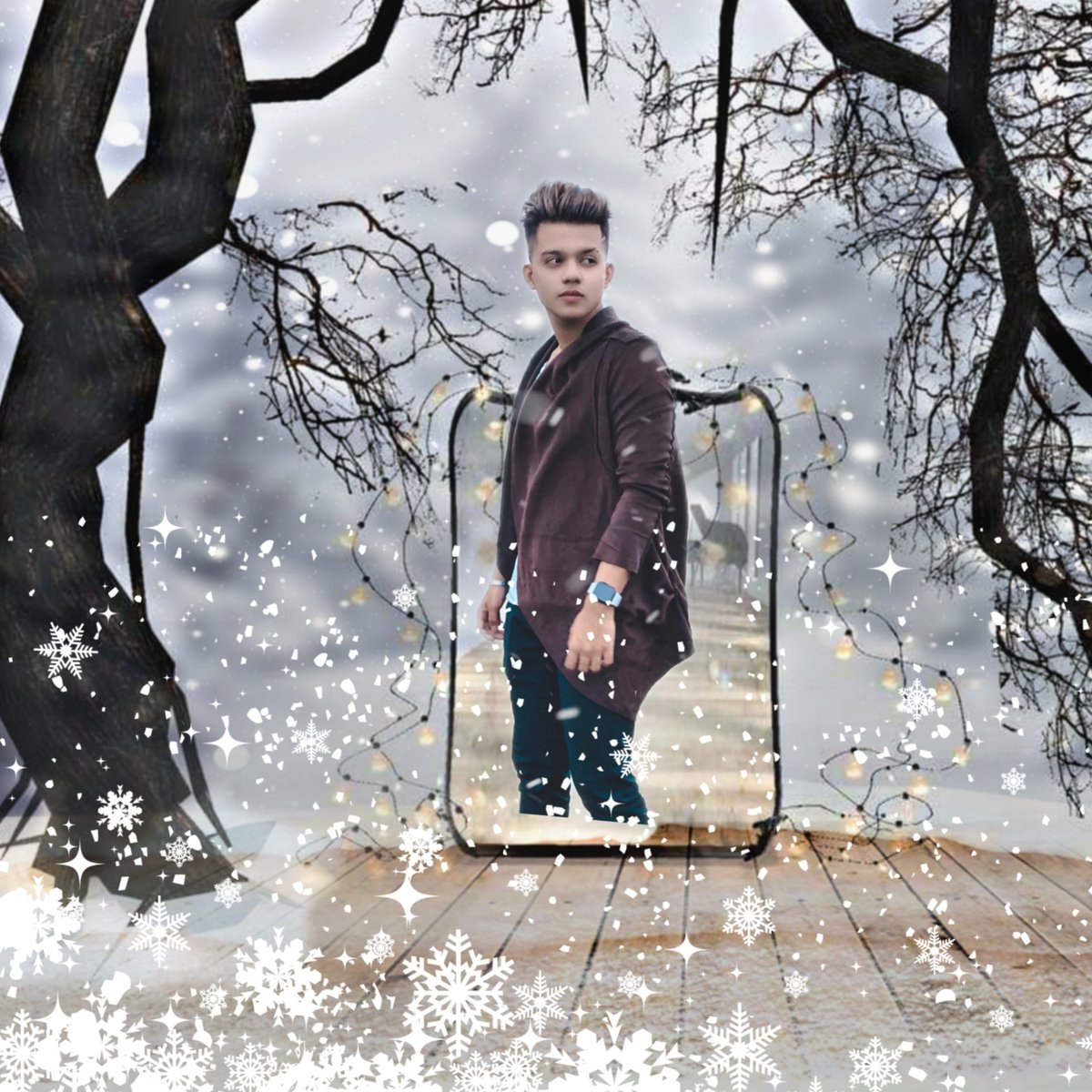 riyaz__dreamers's tweet photo. ❤️❤️ my snow ❄️ man 😻 https://t.co/0JkDFWiDdC