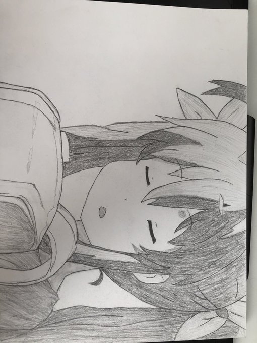 昔の模写〜 こうしてみると冬獅郎多いいですねw。今もだけどやっぱりロリキャラの顔のバランスって相当難しいと思うわ〜。 #模写 #ブリーチ #日番谷 #のんのんびより #れんげ 