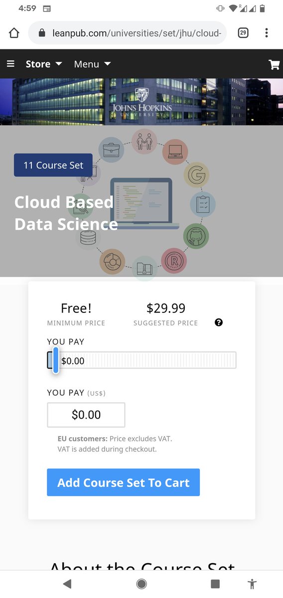A free Data Science courses with certificates from John's Hopkins 
leanpub.com/universities/s…
#DataScience
