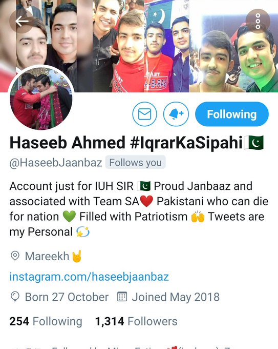 jerryjutt5's tweet photo. #HelloFollowers
Umeed Hay Aap Sab Kheriyat Sy Hongy
Please Go & Follow Janbaz Haseeb
He is Active #Janbaz of Team #SareAam
He always Support me as Real-Brother ๐
I'm Blessed to Having a Brother Like Him ๐ค
Follow----> @HaseebJaanbaz https://t.co/yKNUA4RYzW